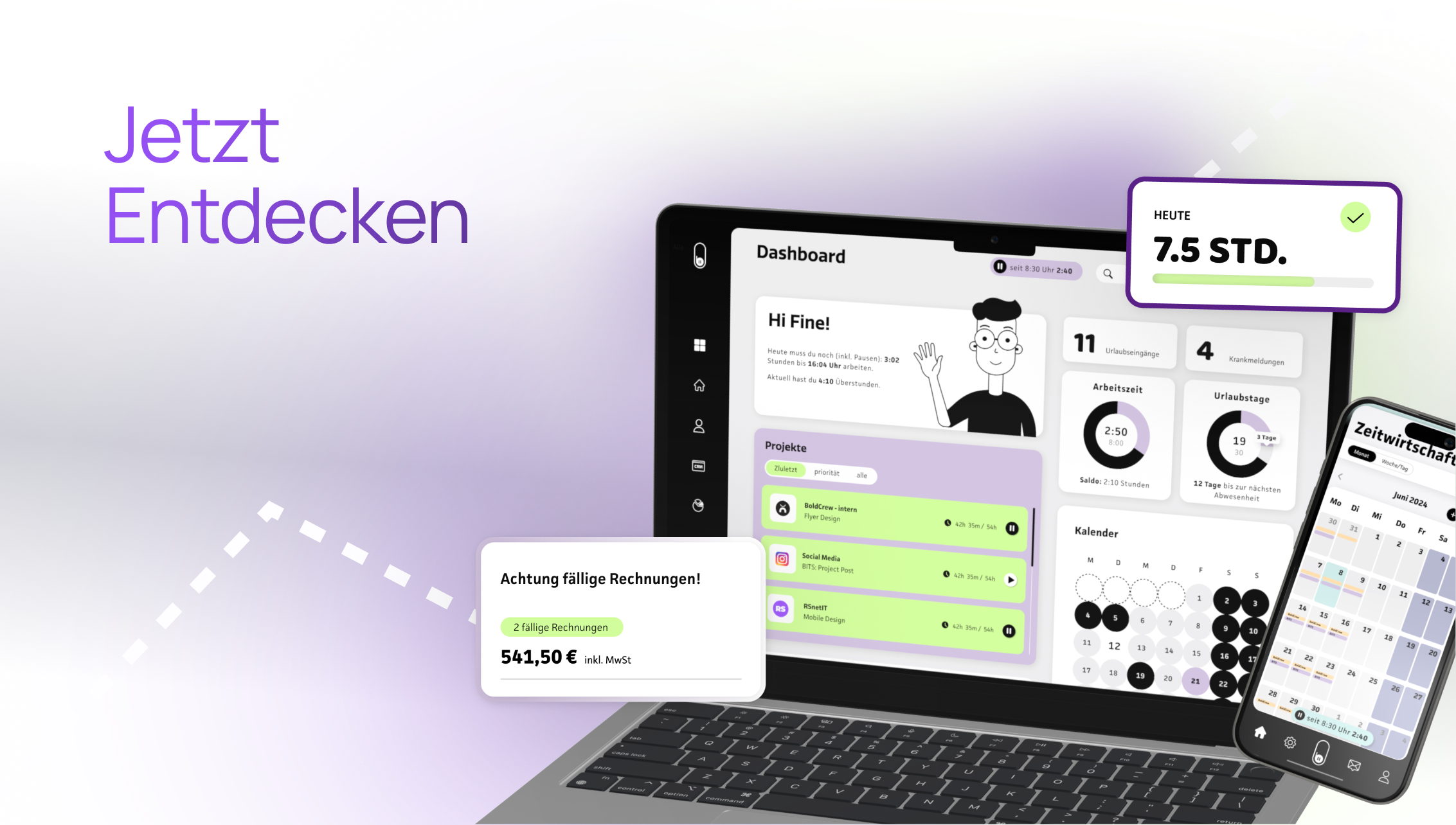 bit:panel Dashboard auf Desktop und Smartphone